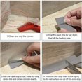 thumbnail image 2 of Tira de sellado, baño Cinta de sellado de silicona gris Bañera PE Autoadhesivo para calafateo de esquinas de cocina 38 mm 3,2 m - (paquete de 2) 6 - número de serie, 2 of 5