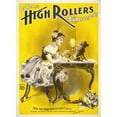 thumbnail image 2 of H.C. Miner Litho. Co. 19x24 Black Ornate Framed Double Matted Museum Art Print Titled: Devere's High Rollers Burlesque Co. (1898), 2 of 5
