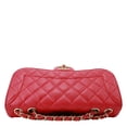 thumbnail image 5 of Pre-Owned Chanel Mademoiselle Chic Flap Medium Leather Shoulder Bag Red, 5 of 15