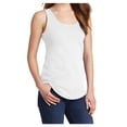 thumbnail image 2 of Ladies Core Cotton Tank Top White Large, 2 of 6
