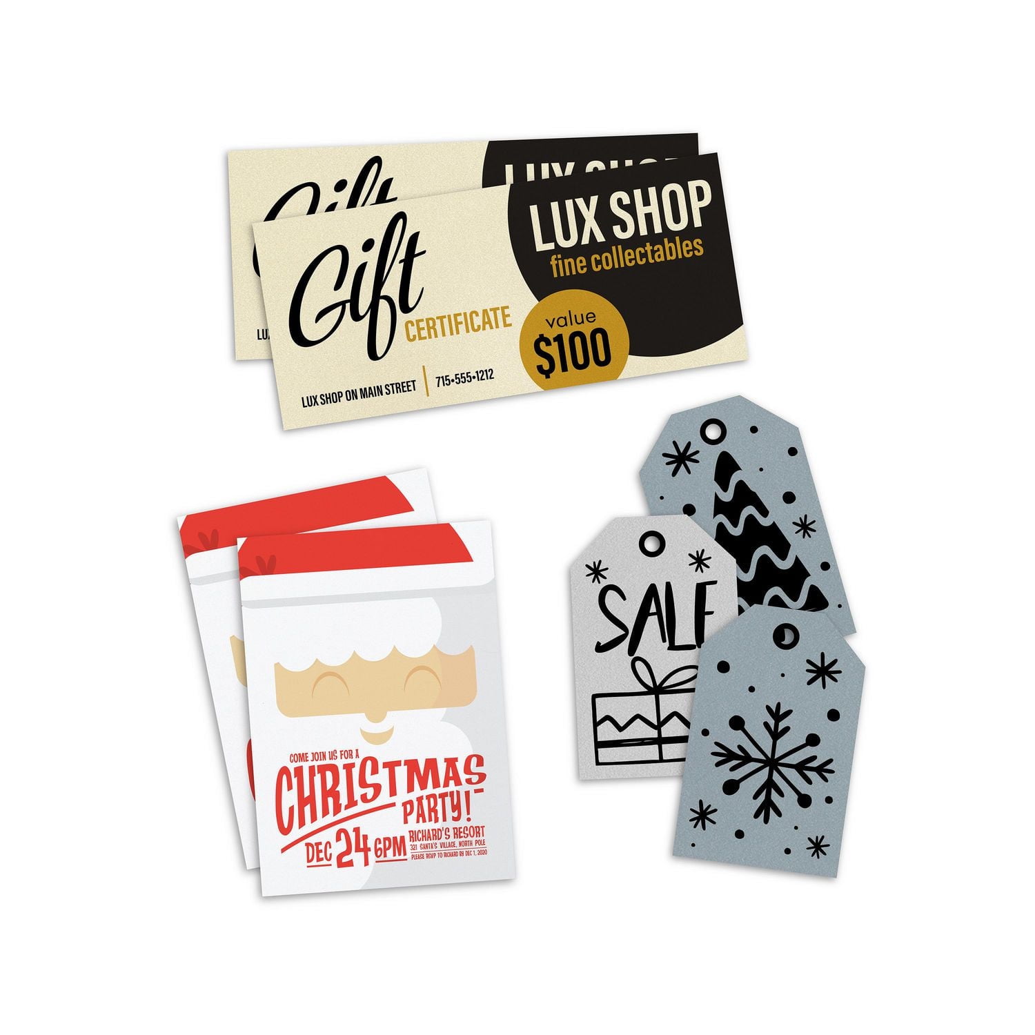 Papier cartonné Métallique, assortiment à 4 couleurs de Astrobrights 8.5" x 11", 65lb, 24 feuilles