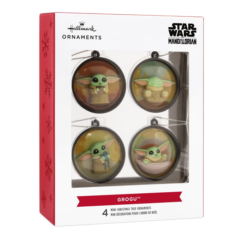 Hallmark Star Wars Mandalorian Grogu Ornament - The Child Christmas Tree Decoration In Hovering Pram