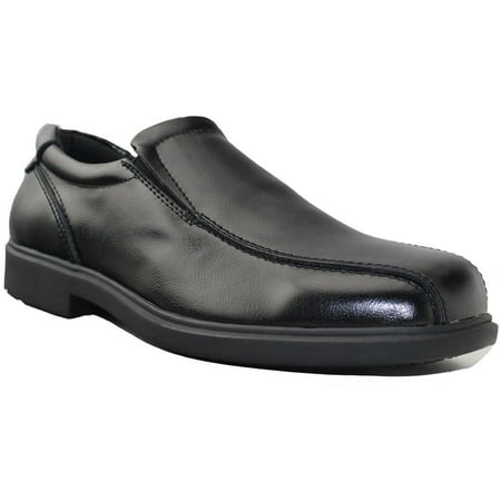 

Tanleewa Men s Waterproof Leather Shoes Soft Non Slip Casual Pull On Loafers Shoe Size 6 Adult Male