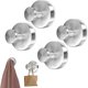 thumbnail image 1 of Ganchos con Ventosa, Ganchos Impermeables, Ganchos para Toallas de Acero Inoxidable Desmontables y Reutilizables, Baño, Cocina, Azulejos Lisos (Plata), 1 of 4