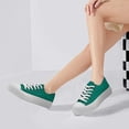 thumbnail image 3 of Women’s Men’s Platform Sneakers&nbsp;Low Top Canvas Shoes Unisex Adults Lace Up Casual Shoes Breathable Platform Walking Sneakers, 3 of 6