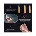 thumbnail image 2 of Set 12 Utensilios Cocina Silicona Y Madera Cookify Con Base Color Rosa, 2 of 4