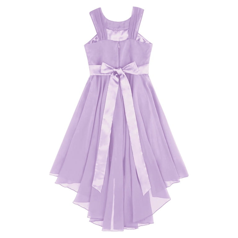 YONGHS Kids Girls Halter Neck High Low Wedding Bridesmaid Dress Lavender 14 - Walmart.com YONGHS Kids Girls Halter Neck High Low Wedding Bridesmaid Dress Lavender 14 - Walmart.com