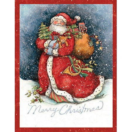 Lang Merry Santa Boxed Christmas Cards