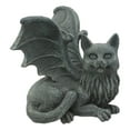 thumbnail image 1 of Ebros Gothic Winged Cat Gargoyle Shelf Sitter Statue 4" Wide PC Monitor Topper Decor Figurine, 1 of 4