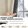 thumbnail image 3 of ZOPZO Blackout Curtains Thermal Insulated, Light Beige, 52W x 108L Inch, Noise Reducing Grommet Drapes for Bedroom and Living Room, 2 Panels, 3 of 9