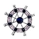 thumbnail image 5 of Broche para hombre con hebilla náutica en apariencia de casco con broches en apariencia de cristal Plata Yinane Pin de broche, 5 of 5