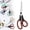 A2_Black 8.54x3.07in, variant on FURNIX Left Handed Scissors,Adult Multipurpose Scissors,Comfort Grip Cutting Shears,Heavy Duty Office Scissors,Office Household Scissors,Workshop Document Cutting Tools