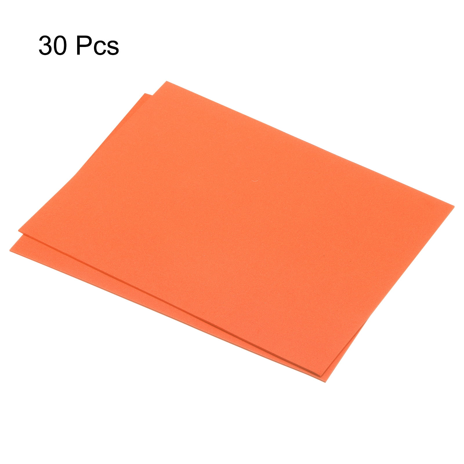 EVA Foam Sheets Orange 12 Inch x 9 Inch 2mm Thickness for Crafts DIY Pack of 30
