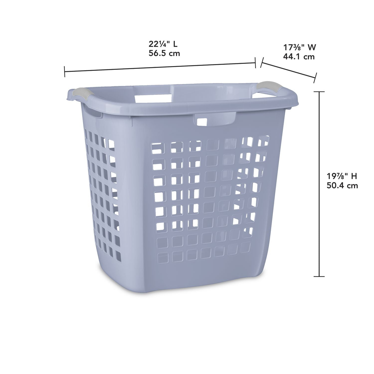 Sterilite Ultra™ Easy Carry Hamper Washed Blue