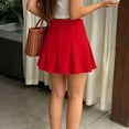 thumbnail image 7 of OGLCCG Girls Pleated Skirt with Shorts Athletic Tennis Skirts Kids Teen High Waisted School Uniform Mini Skirts 2-15 Years, 7 of 7