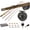 8'1'' Lw3/4 Fly Rod Kit, variant on Extreme Fly Fishing Combo Kit 0/1/2/3/4/5/6 Weight Starter Fly Fishing Rod and Reel Kit Outfit with One Travel Case