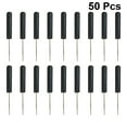 thumbnail image 6 of IDEANATEGRATE Bulletin Board Thumbtacks Positioning Pin Black Plastic 50Pcs, 6 of 10