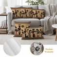 thumbnail image 6 of African Women Outdoor Waterproof Pillow Covers, Black Girl Retro Ethnic Ancient Tradition Decorative Square Throw Pillowcase Sofa Cushion Sham for Patio/Couch/Chair, 24"x24" 2 Pack, 6 of 8