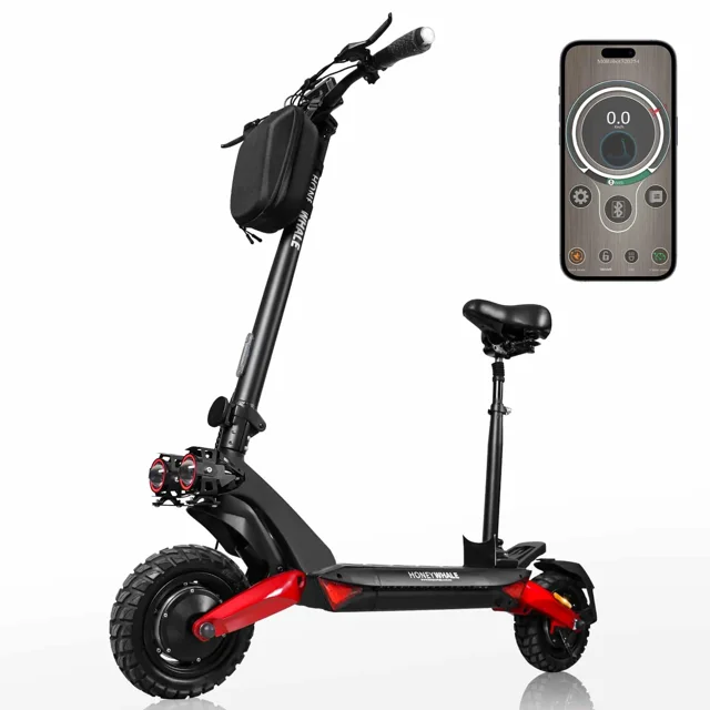 Scooter Eléctrico Honey Whale T8 Negro Honey whale T8