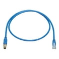 thumbnail image 2 of Eaton Tripp Lite Series M12 X-Code Cat6 1G UTP CMR-LP Ethernet Cable (M12 M/RJ45 M), IP68, PoE, Blue, 1 m (3.3 ft.) - Network cable - 8 pin M12-X (M) to RJ-45 (M) - 3.3 ft - UTP - CAT 6 - snagless - blue, 2 of 5