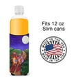 thumbnail image 4 of Carolines Treasures 7281MUK Trick or Treat Halloween Pug Ultra Hugger for slim cans Slim Can multicolor, 4 of 6