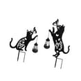 thumbnail image 4 of Lámpara solar de gato para jardín, luz nocturna, decoración artística, balcón, de granja navideño, patio trasero, accesorio de iluminación sola, 4 of 8