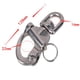 thumbnail image 3 of Grilletes A Presión Giratorios Duraderos Lanzamiento Rápido Bail Rigging Boat Clip De Buceo Submarino Gancho Snap Con Dividido 128 mm Soledad Swivel Eye Snap Grillete, 3 of 10