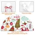 thumbnail image 4 of Yiaed Snowflakes Santa Claus Print Christmas Tree Skirt , Tree SkirtsTree Mat for Christmas Winter Holiday Indoor Decorations-30", 4 of 7