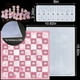 thumbnail image 1 of Awdenio Chess Board Resin Mold Game Board Silicone Epoxy Resin Casting Mold for DIY Crafts, 1 of 8