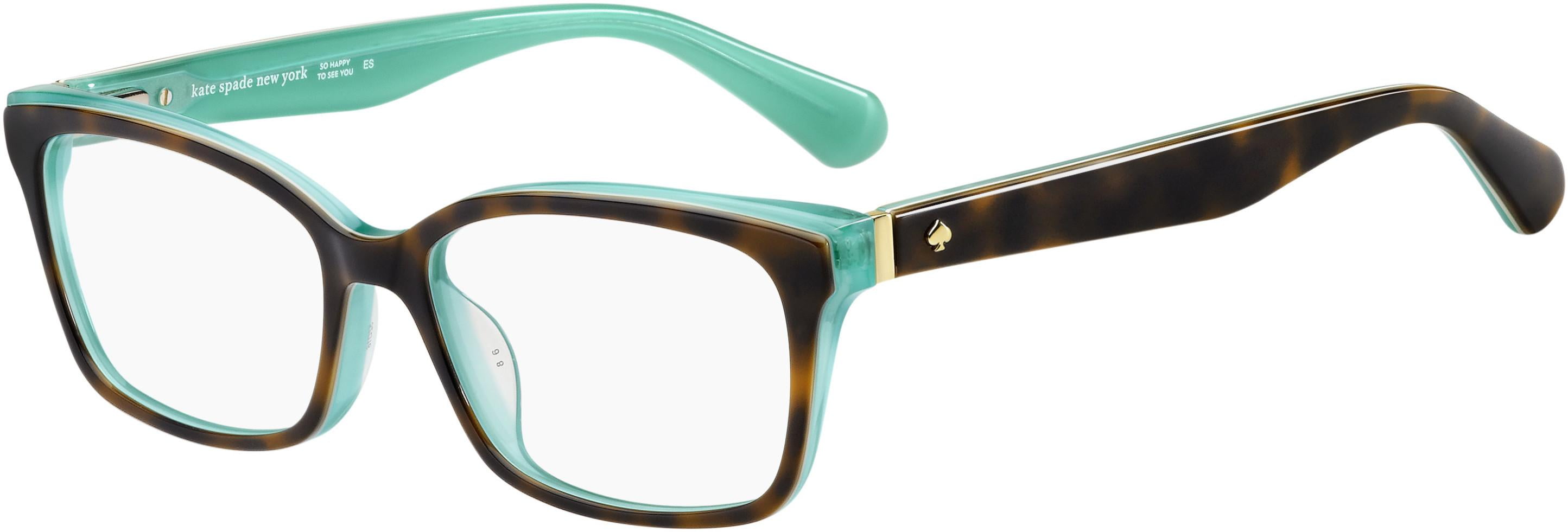 Kate Spade KS Jeri Eyeglasses 0KL3 Havana Matte Z Aqua