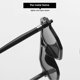 thumbnail image 5 of Gafas de sol de moda de estilo europeo, diseño clásico, gafas de sol protectoras para exteriores para actividades deportivas al aire libre, H, 5 of 5