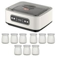 thumbnail image 4 of Maker de yogurt máquina de yogurt automático bricolaje profesional de acero inoxidable de bajo ruido de hogar con 9 tazas para reuniones de fiestas, 4 of 9