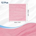 thumbnail image 2 of Uxcell 12Pcs Cheesecloth Napkins, 20x20 Inch Dusty Rose Rustic Dinner Napkins for Wedding Table Decor, 2 of 7