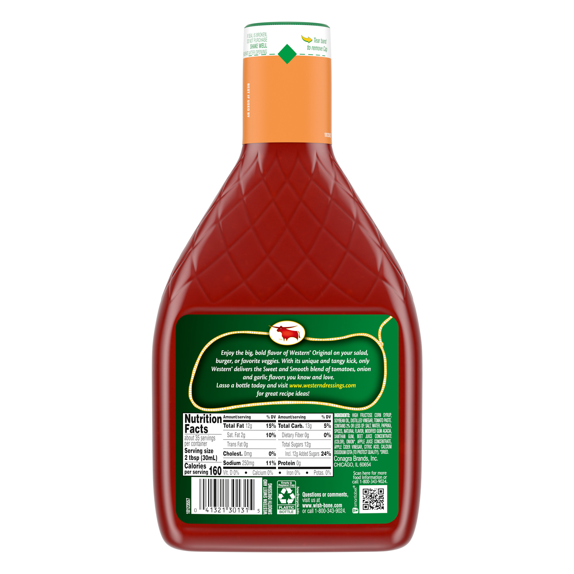 Western Original Sweet and Smooth French Salad Dressing, 36 fl oz ...