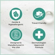 Nurture Rinse-Free Body Wash & Shampoo, 8 oz No-Rinse Waterless Cleansing Foam with Aloe Vera for Hair & Body, Sensitive Skin, Women & Elderly, 3 Pack