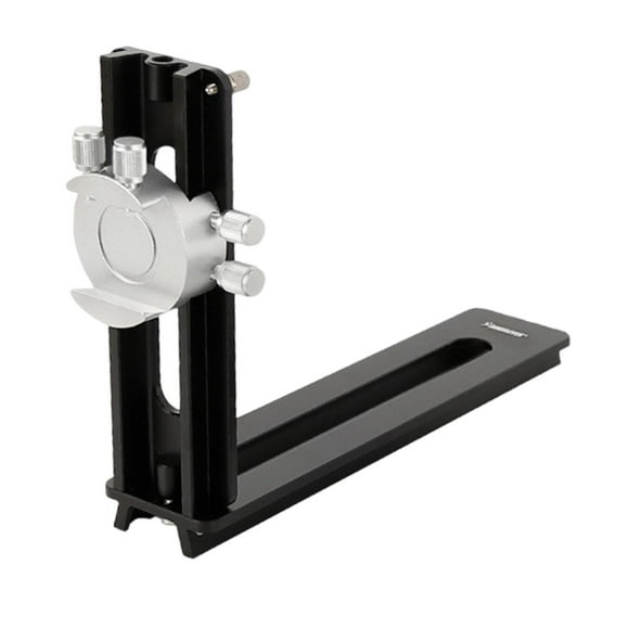 Soporte en L para cámara profesional, multiusos, de metal, fácil instalación negro