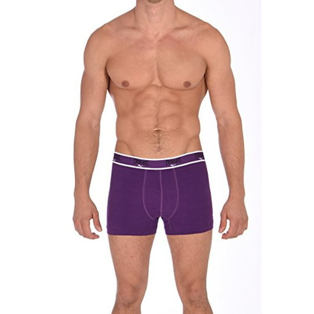 Everlast Men s Trunks 4 Pack Black Purp Combo L Walmart