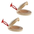 thumbnail image 3 of Castañuelas de Madera Sunnimix Instrumento Musical Flamenco Tamaño 5,5 cm, 3 of 8