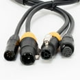 thumbnail image 2 of ADJ AC3PTRUE25 IP65-Rated 25FT 3-Pin DMX & Locking Power Link Combo Cable, 2 of 2