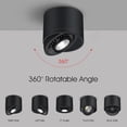 thumbnail image 2 of Angle Adjustable Dimmable Surface Mounted Downlight led Ceiling Lamp 5W 7W 9W 15W LED COB Spot Light AC110/220V Ceiling Light, 2 of 5
