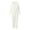 White, variant on Womens Onesie Pajamas,Winter Warm Hooded Jumpsuit Loungewear Zip Up Sleepwear Plus Size
