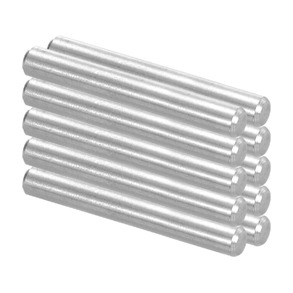Uxcell 10 Pcs 304 Stainless Steel Dowel Pins 5x45 mm (3/16" Dia) Metal Shelf Pegs