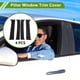 thumbnail image 2 of Moldura de ventana del pilar de la puerta Unique Bargains para Chevy Suburban 2007-2013 Negro Frontal Izquierda Derecha Sticker Antirrayaduras Cubierta de postes de pilar 4 Pcs, 2 of 7