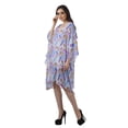 thumbnail image 4 of Moomaya Beach Kaftan Bikini Cover up Women Georgette Midi Dress Short Caftan, 4 of 6
