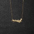 thumbnail image 3 of Vakki Name Customized Necklaces Stainless Steel Personalized Pendant Necklace, 3 of 5
