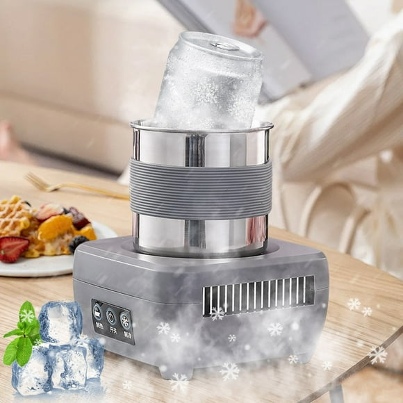 COM1950s Thermoelectric Hot and Cold Cup, Portable Beverage Chiller and Warmer, Fast Cooling and Heating for Office and Home, Efficient Heat Dissipation Technology