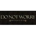 thumbnail image 2 of Greene, Taylor 32x15 White Modern Wood Framed Museum Art Print Titled - Do Not Worry, 2 of 4