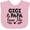 AD-Pink, variant on Inktastic Gigi and Papa Love Me Grandbaby Boys or Girls Baby Bib