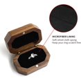 thumbnail image 3 of Double Square Ring Box, Wedding Ring Box, Wooden Ring Box, Wooden Ring Box, Wedding Ring Box, for Valentine's Day Wedding Engagement, for Marriage Proposal, 3 of 5