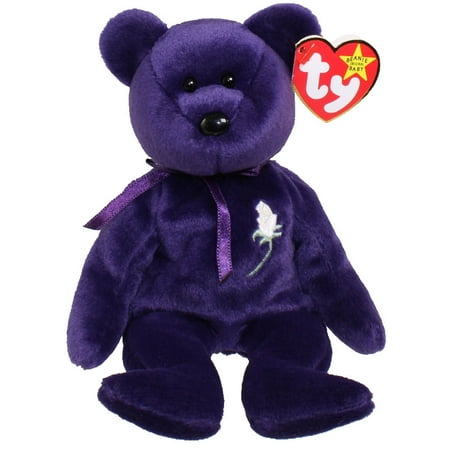 TY Beanie Baby - PRINCESS the Purple Bear (PE Version - 1997) (8.5